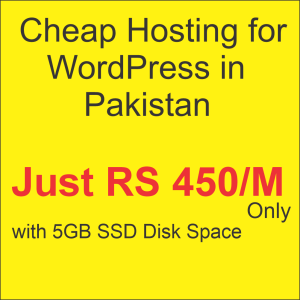 cheap hosting for wordpress in pakistan