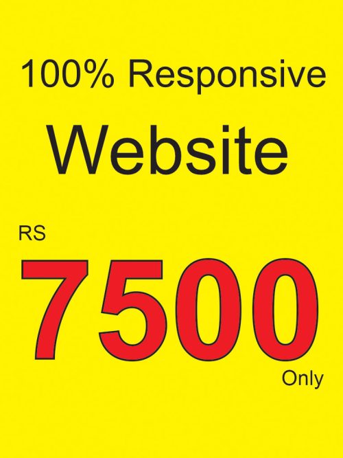 Responsive + Dynamic Website 7500 Only