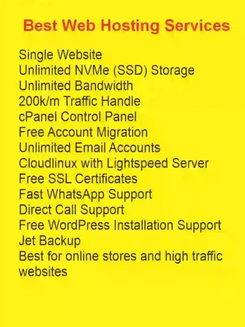 best web hosting services pakistan