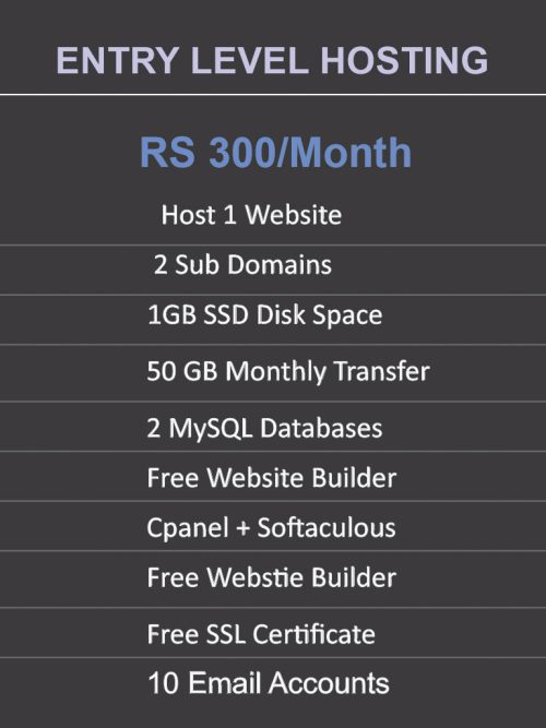 cheap web hosting in pakistan