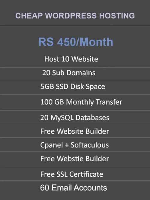 best wordpress hosting pakistan